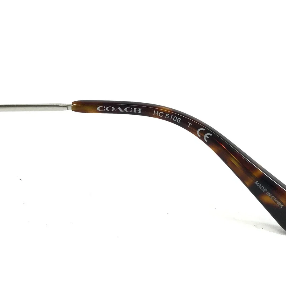 Coach Eyeglasses Frames HC5106 9339 Shiny Brown Round Wire Rim 54-18-140
